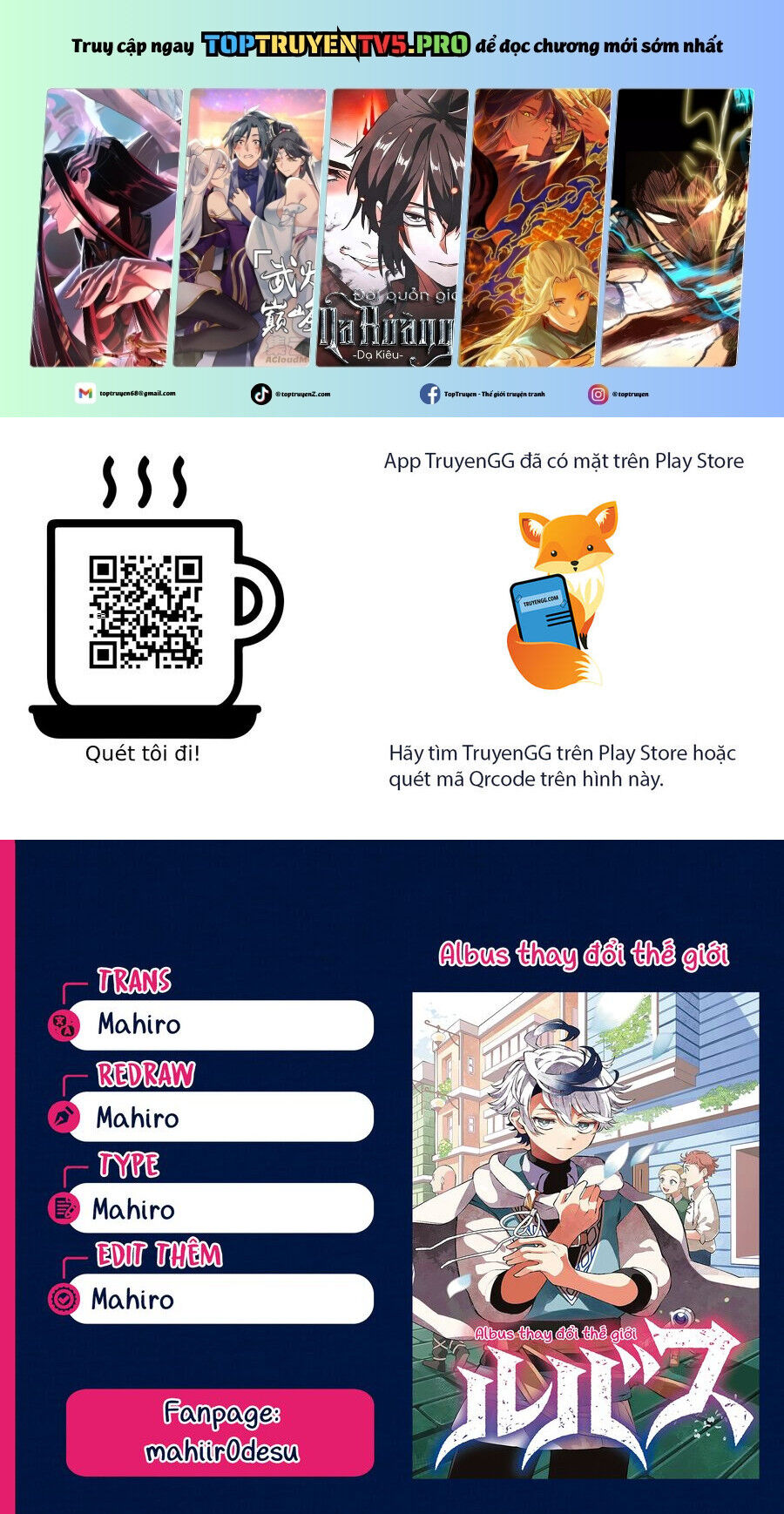 Albus Thay Đổi Thế Giới Tập 21 trang 2