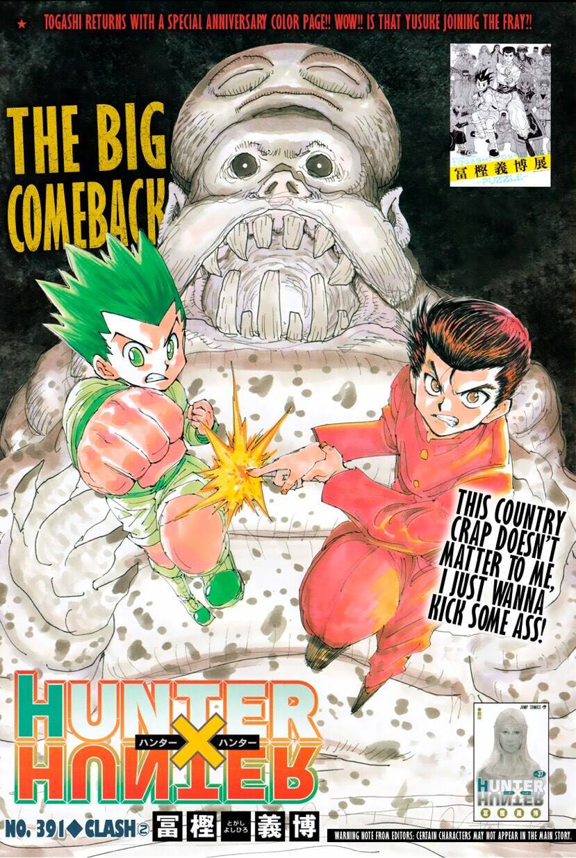 Hunter X Hunter Tập 391 trang 1