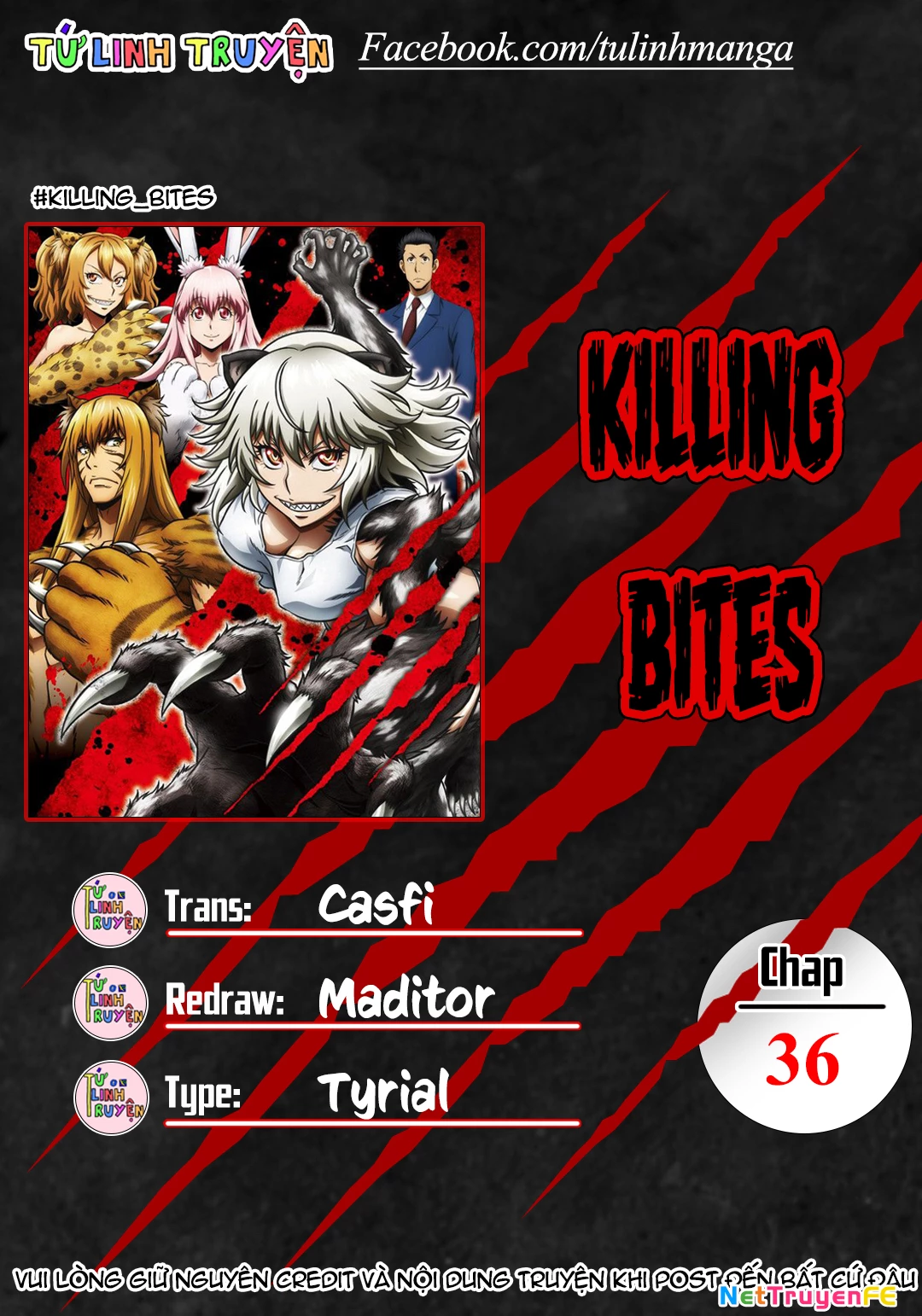 Killing Bites Tập 36 trang 2