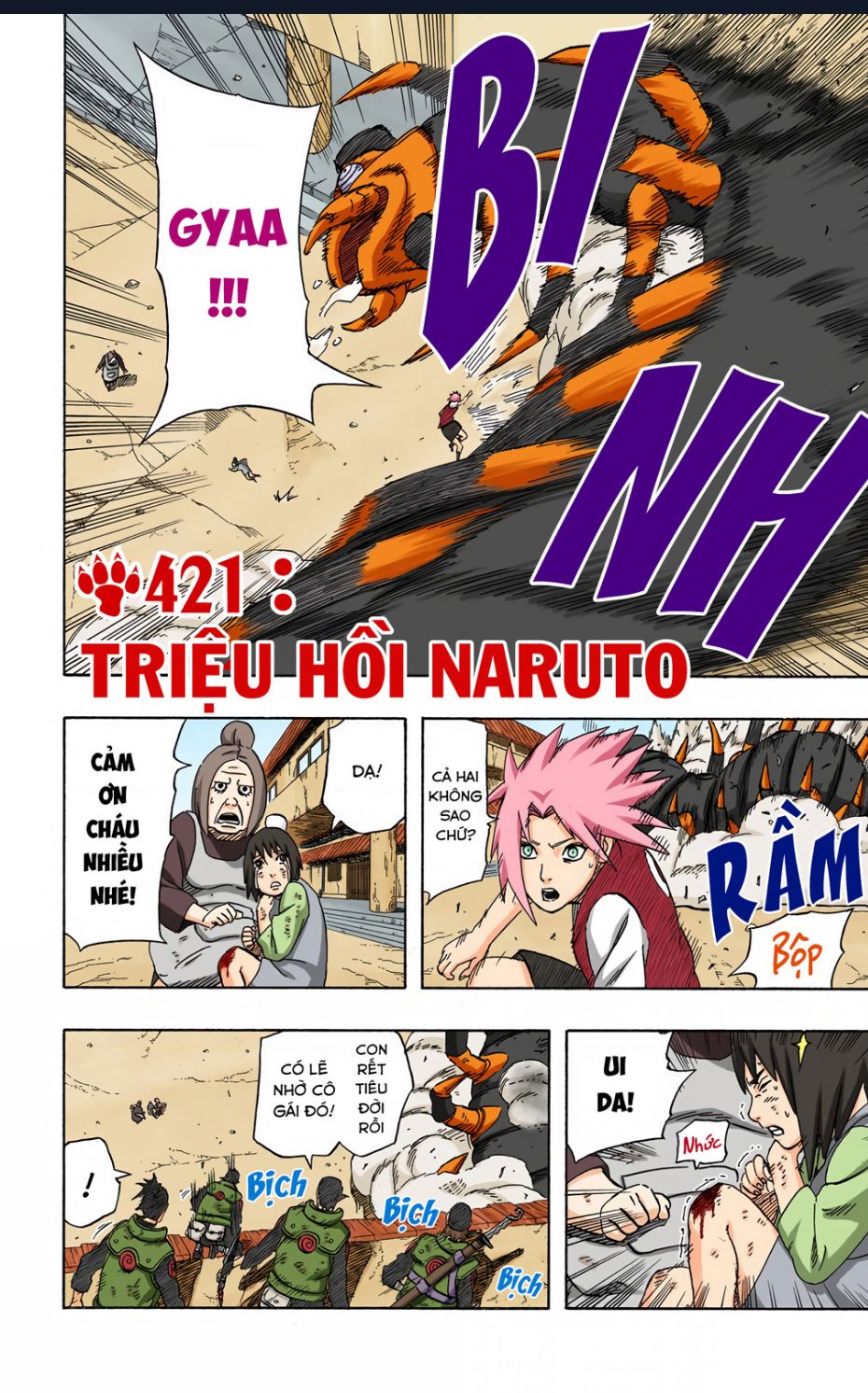 Naruto Full Màu Tập 421 trang 3