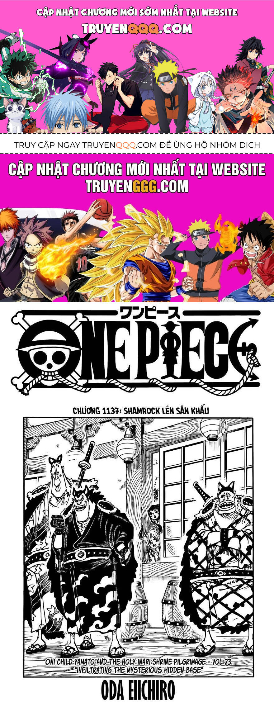 One Piece Tập 1137 trang 1
