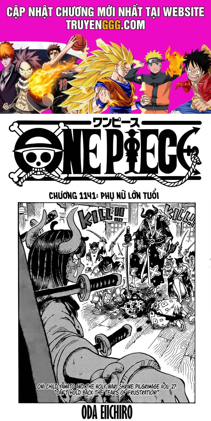 One Piece Tập 1141 trang 1