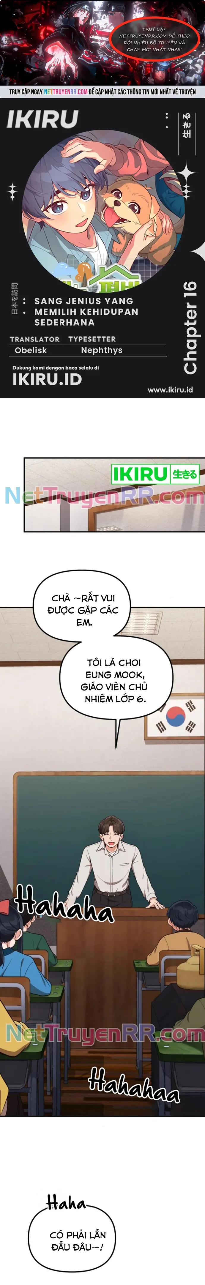 Thiên Tài Bình Dị Tập 16 trang 1