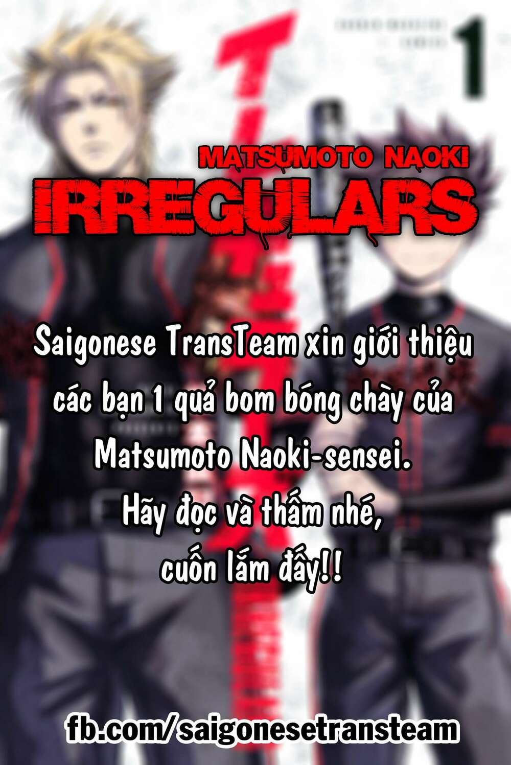 Irregulars – Bất Quy Tắc Tập 0 trang 1