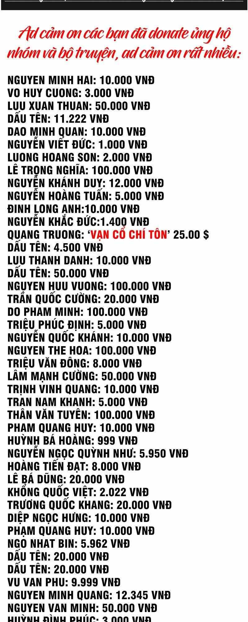 Vạn Cổ Chí Tôn Tập 100 trang 2