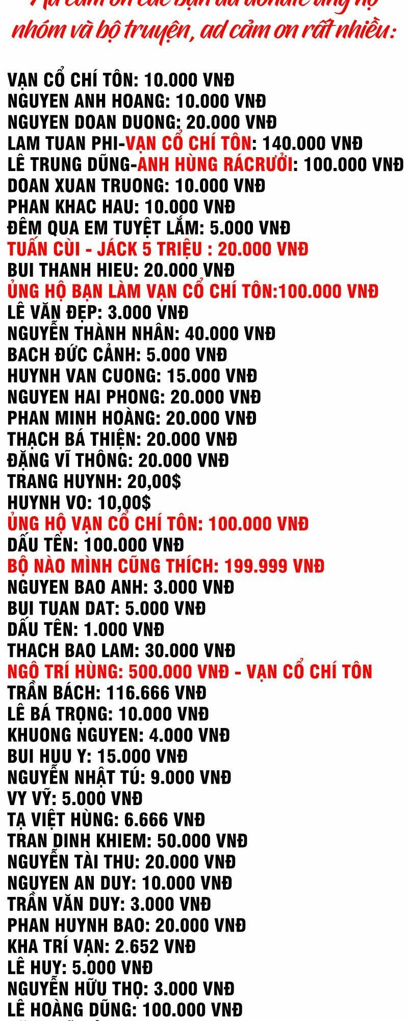 Vạn Cổ Chí Tôn Tập 110 trang 2