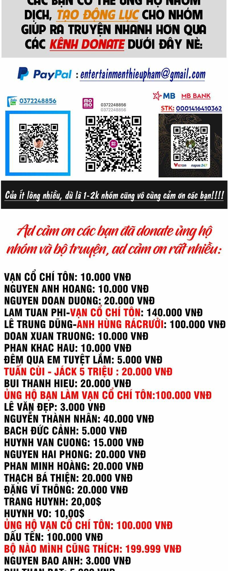 Vạn Cổ Chí Tôn Tập 111 trang 2