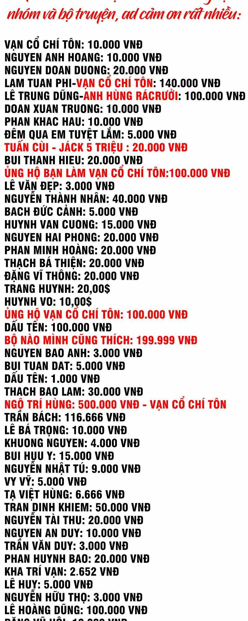 Vạn Cổ Chí Tôn Tập 113 trang 2