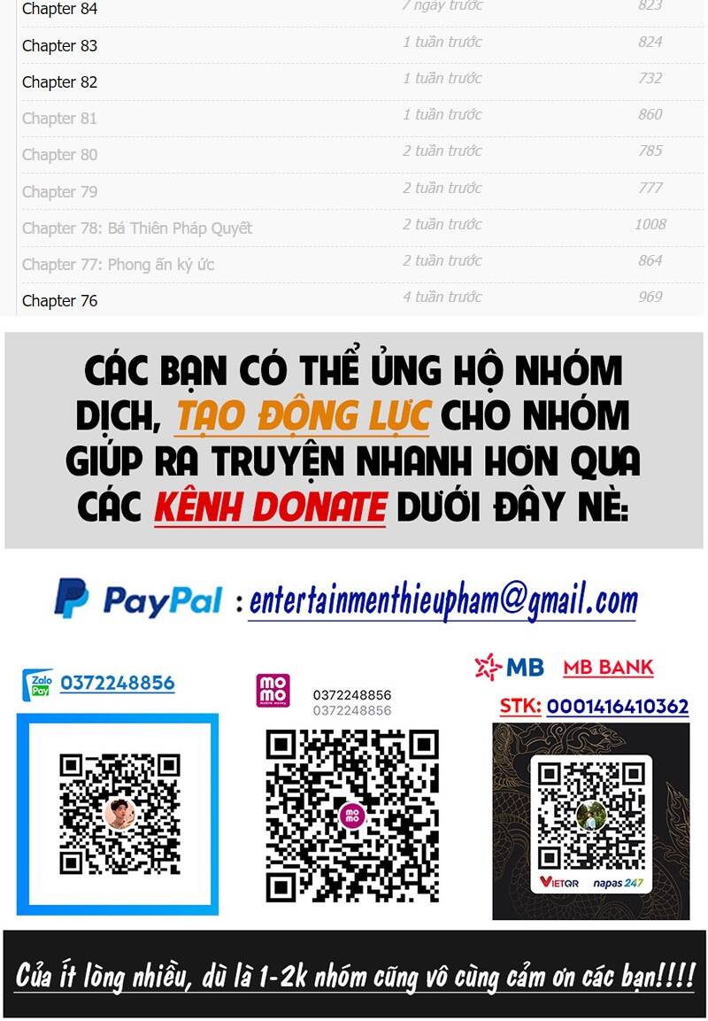 Vạn Cổ Chí Tôn Tập 175 trang 80