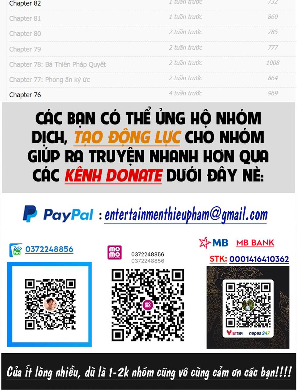 Vạn Cổ Chí Tôn Tập 185 trang 96