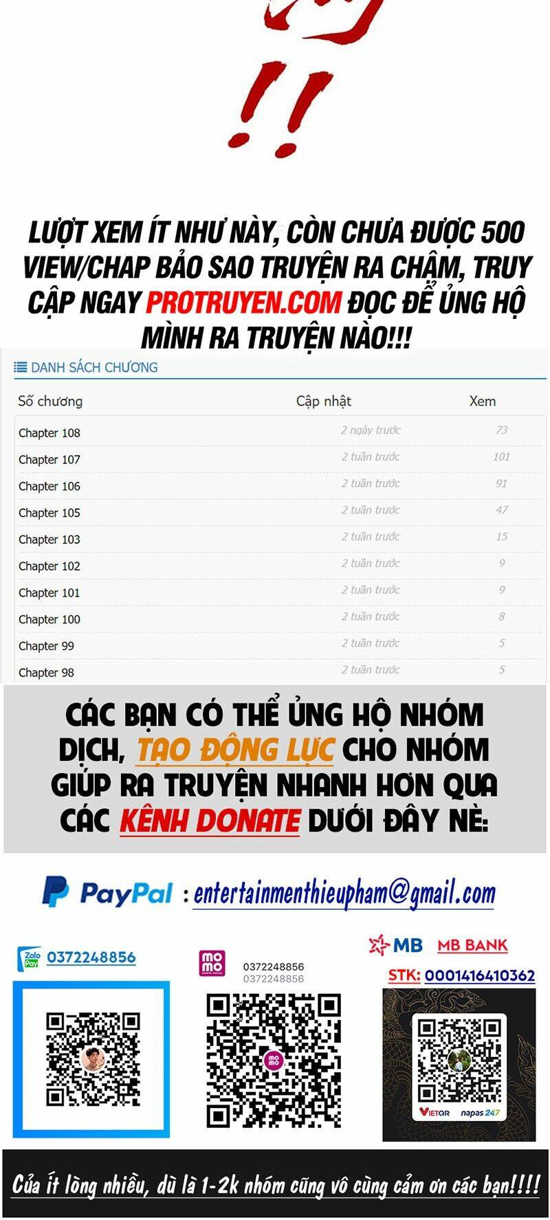 Vạn Cổ Chí Tôn Tập 208 trang 62