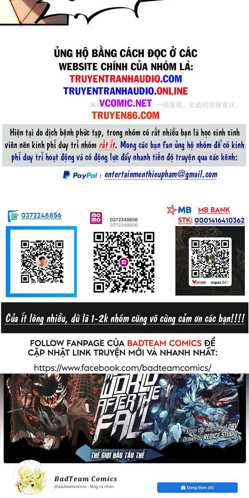 Vạn Cổ Chí Tôn Tập 71 trang 40