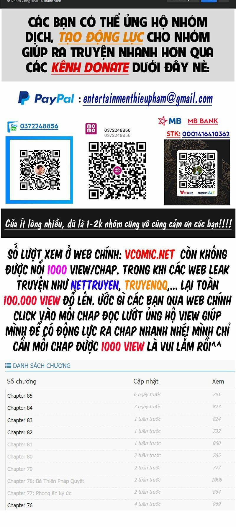 Vạn Cổ Chí Tôn Tập 99 trang 69