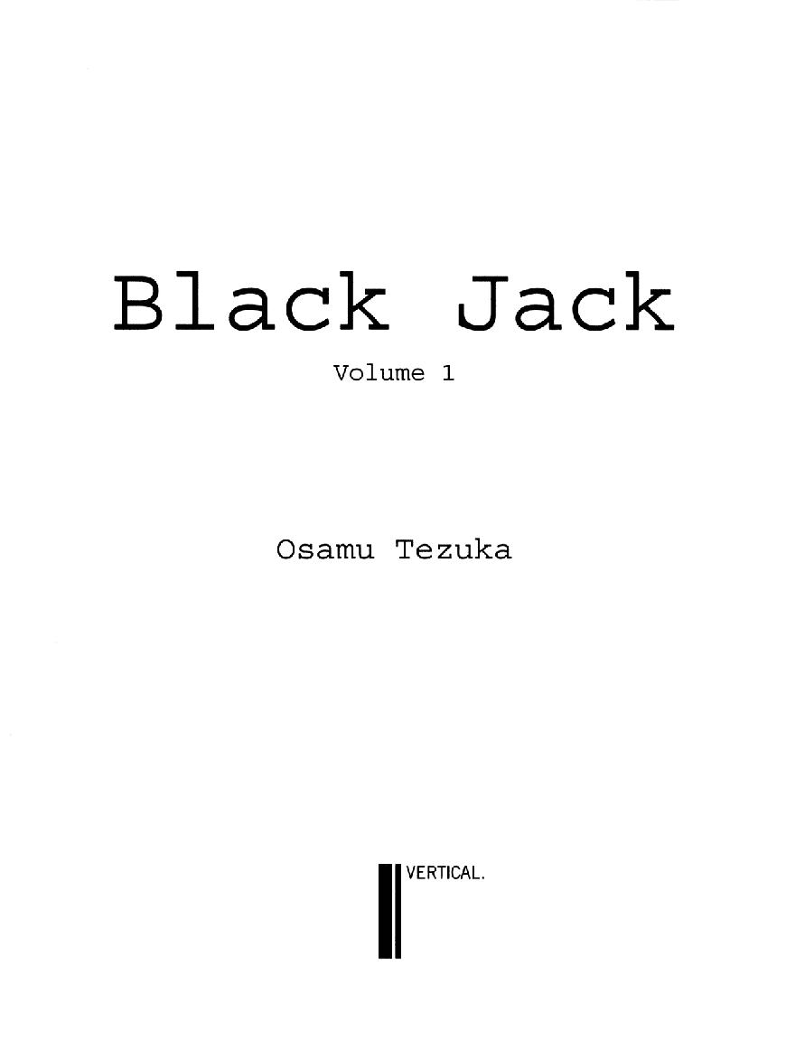 Black Jack Tập 1 trang 3