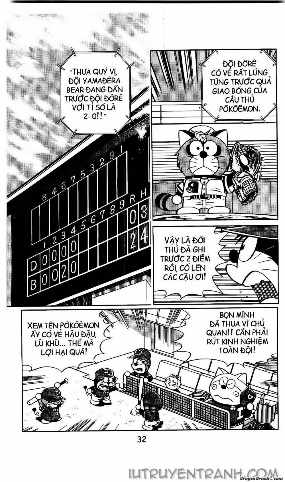 Doraemon Bóng Chày Tập 10 trang 2