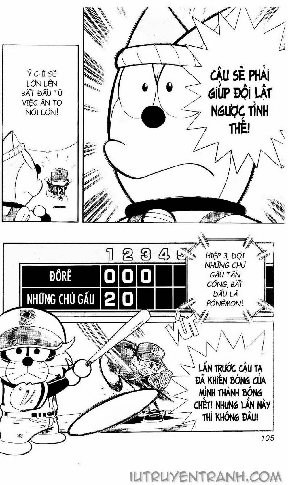 Doraemon Bóng Chày Tập 113 trang 33