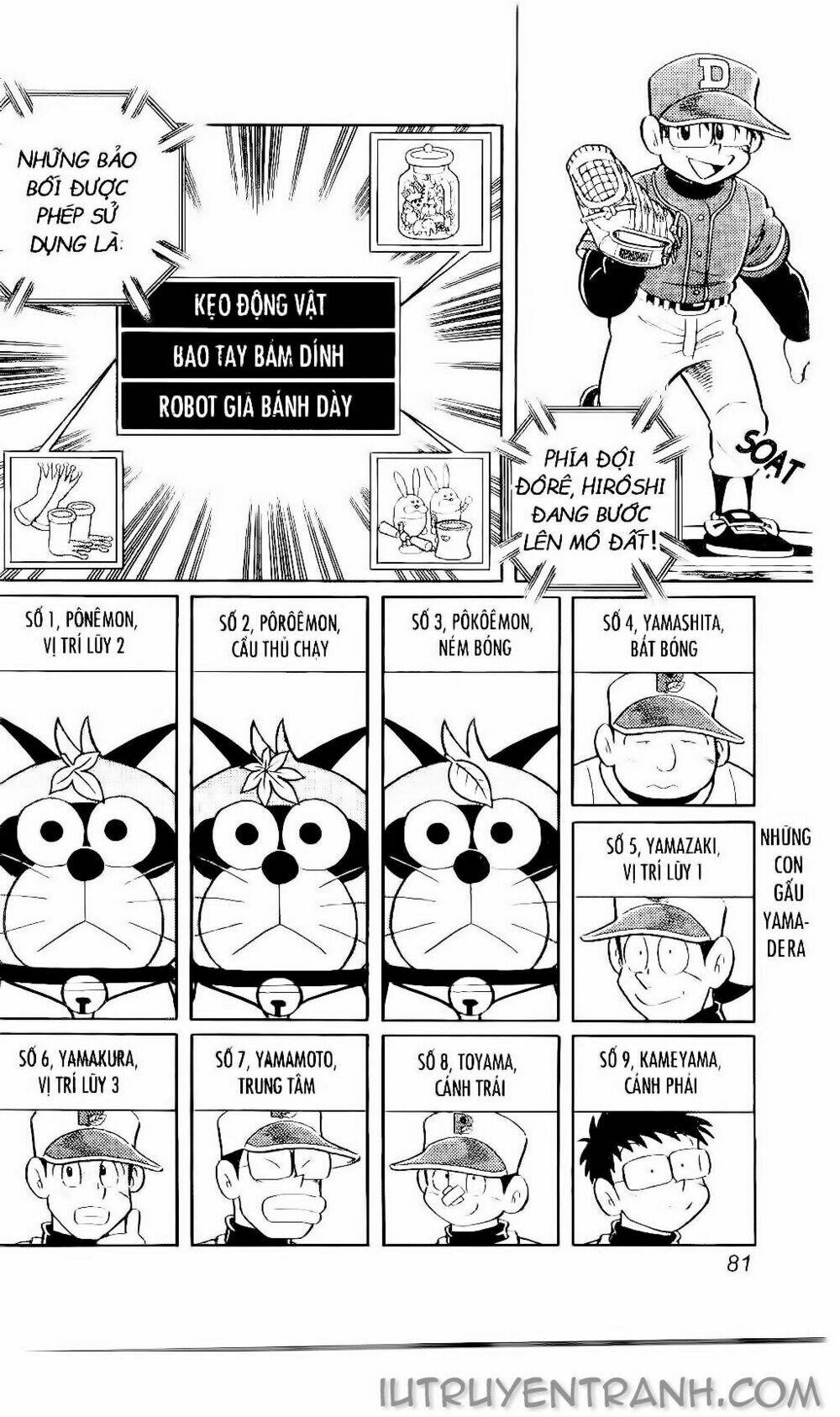 Doraemon Bóng Chày Tập 113 trang 9