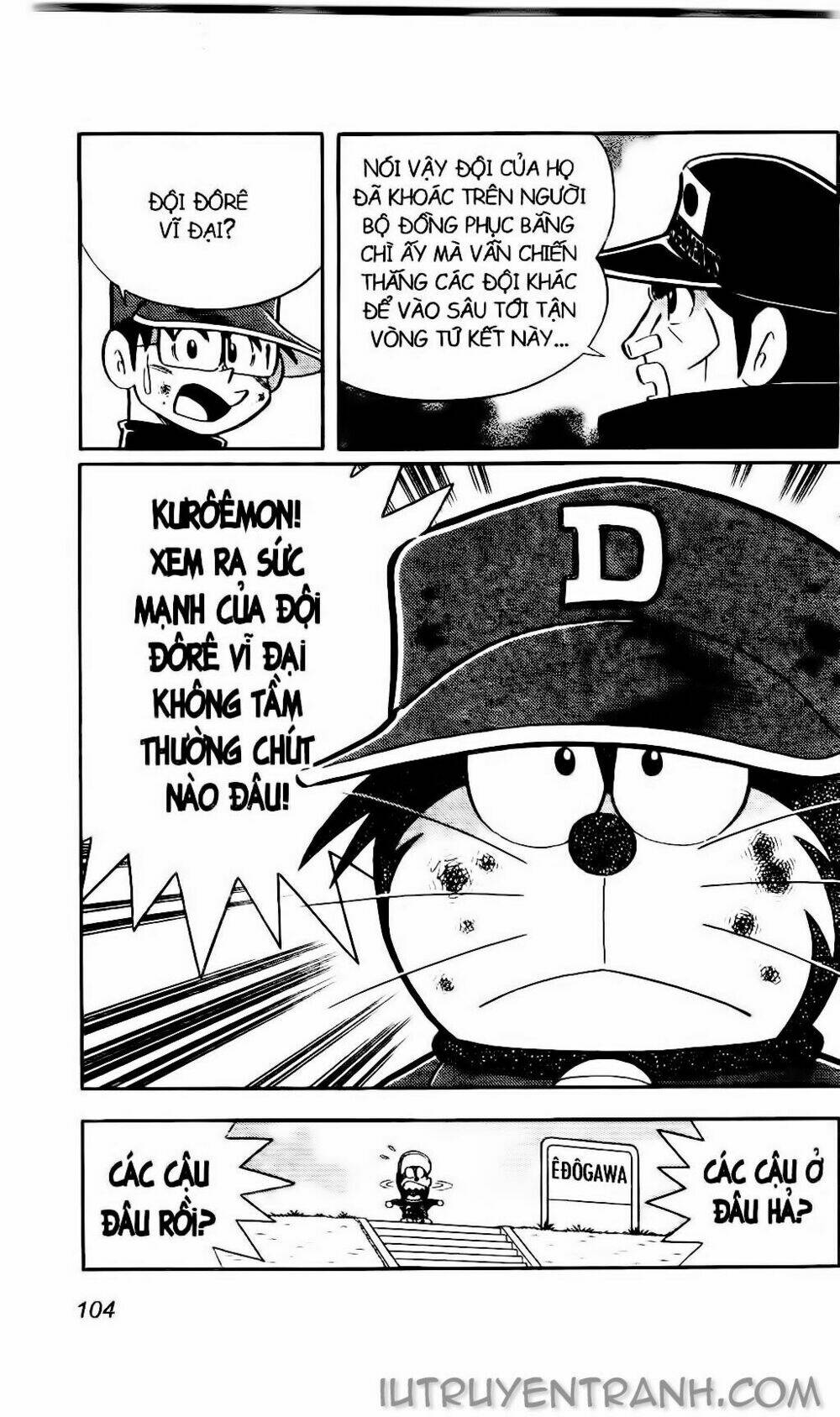 Doraemon Bóng Chày Tập 119 trang 36