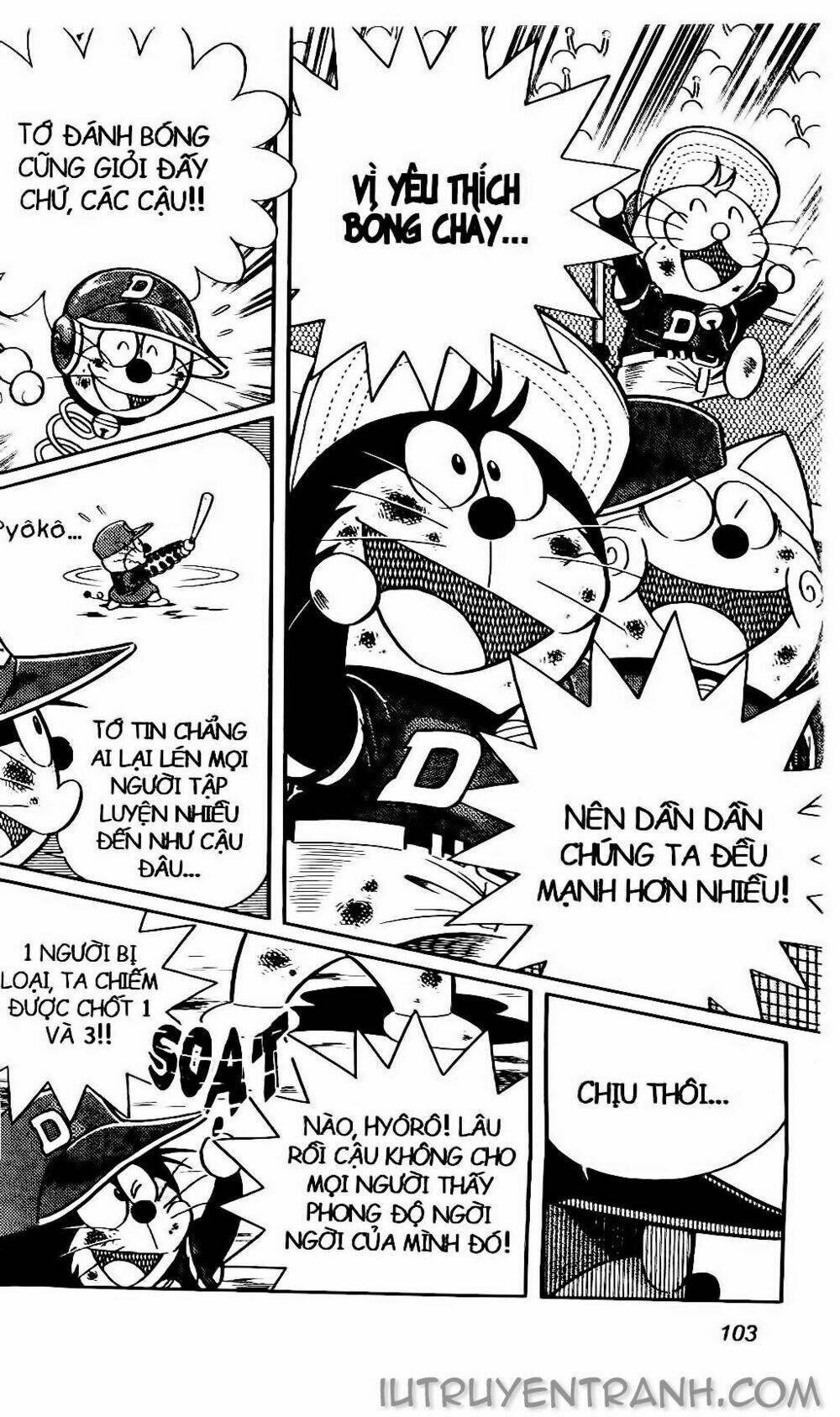 Doraemon Bóng Chày Tập 126 trang 36