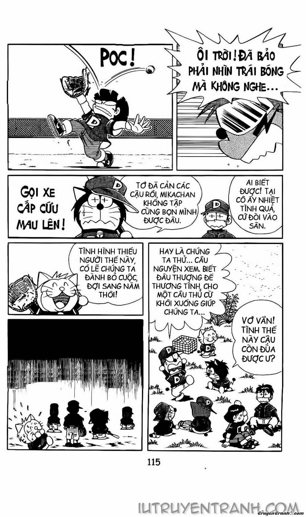 Doraemon Bóng Chày Tập 13 trang 13