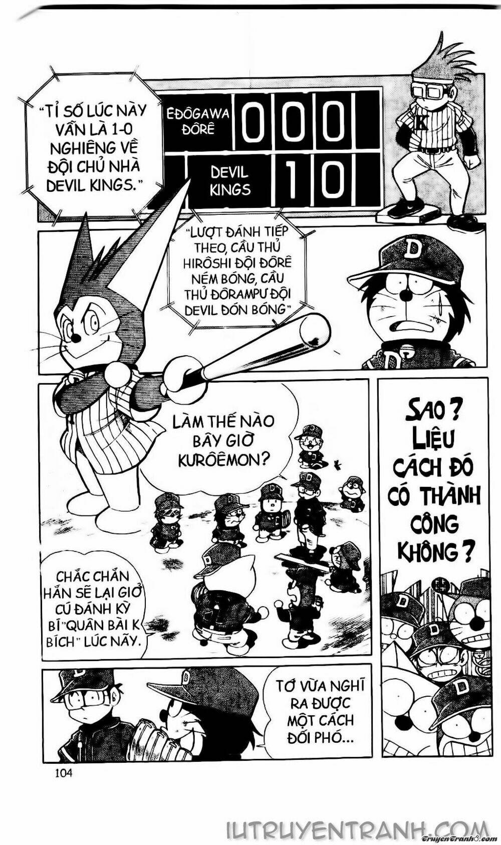Doraemon Bóng Chày Tập 24 trang 20