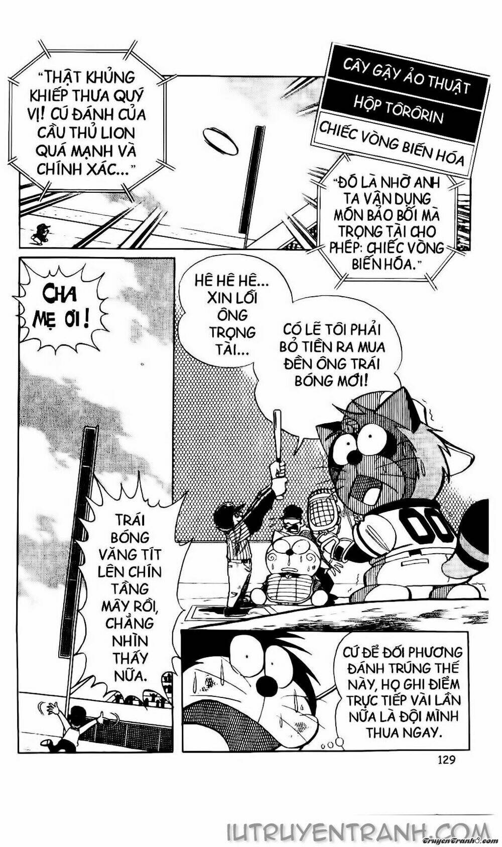 Doraemon Bóng Chày Tập 25 trang 19