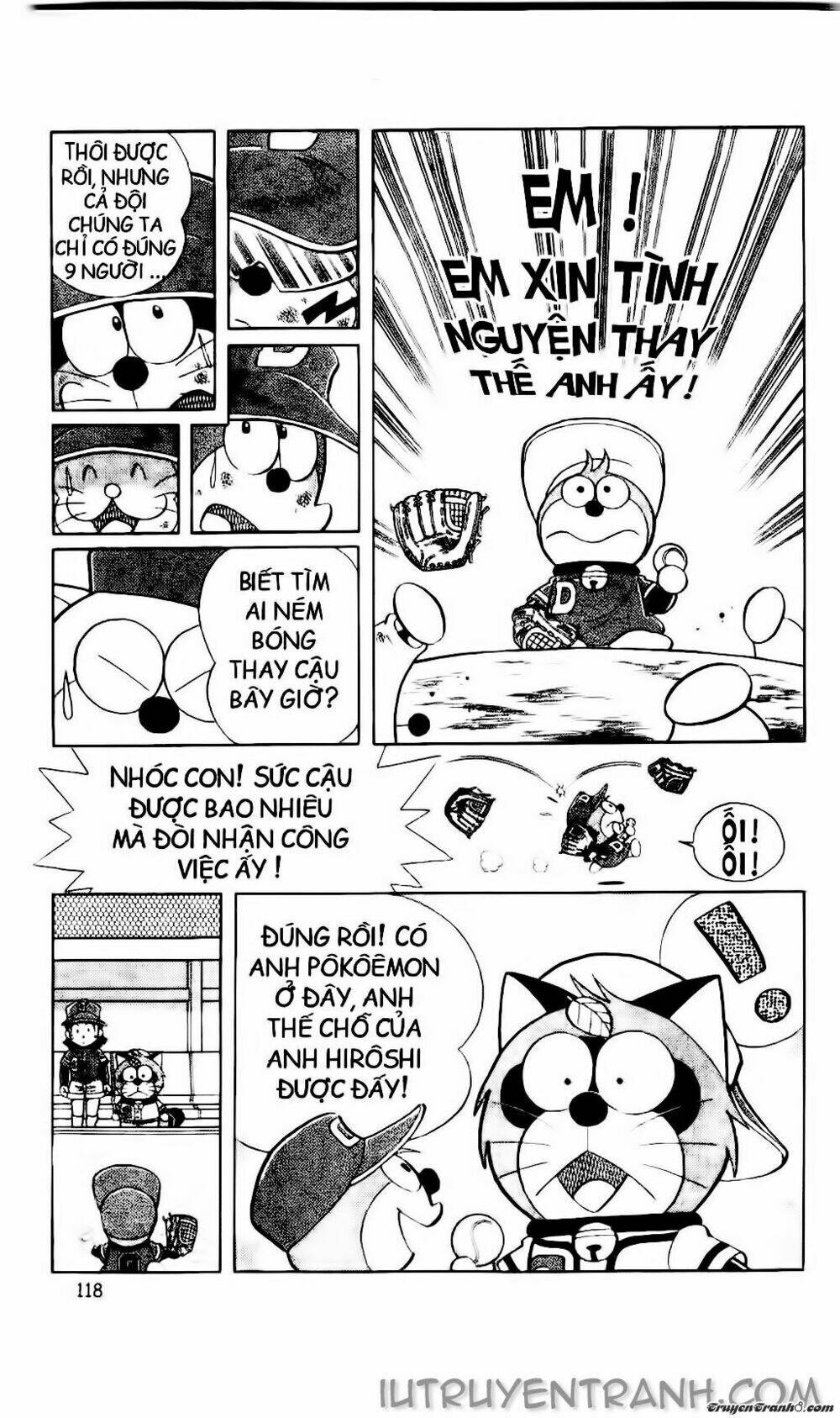 Doraemon Bóng Chày Tập 25 trang 8