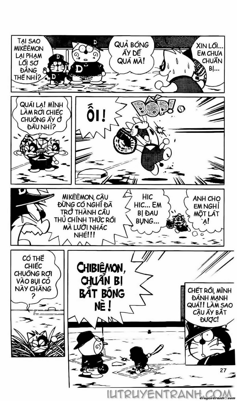 Doraemon Bóng Chày Tập 34 trang 21