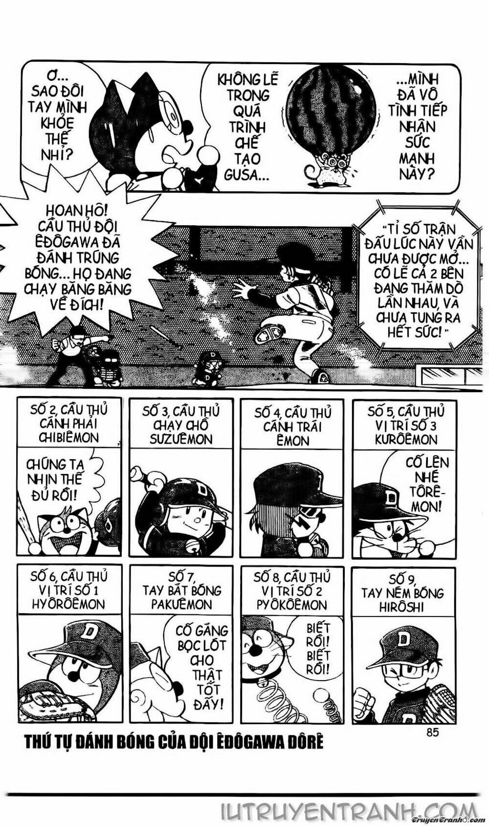 Doraemon Bóng Chày Tập 36 trang 19