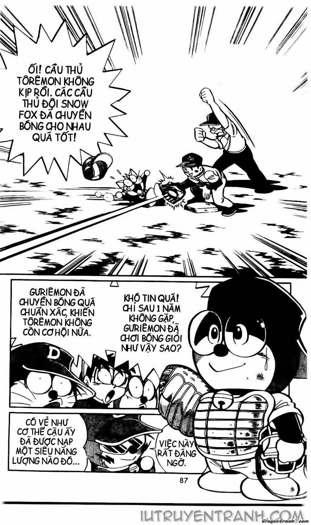 Doraemon Bóng Chày Tập 36 trang 21
