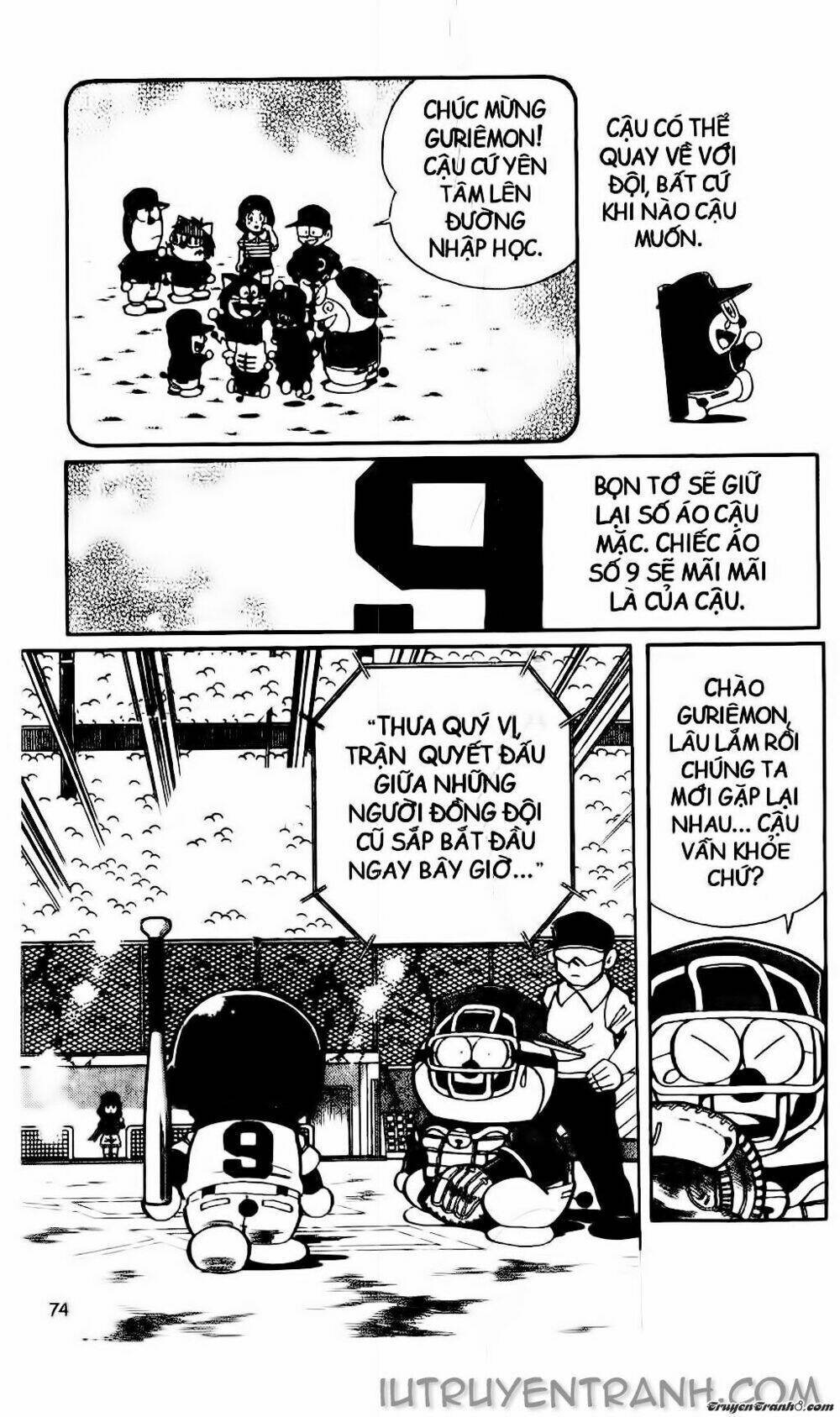 Doraemon Bóng Chày Tập 36 trang 8