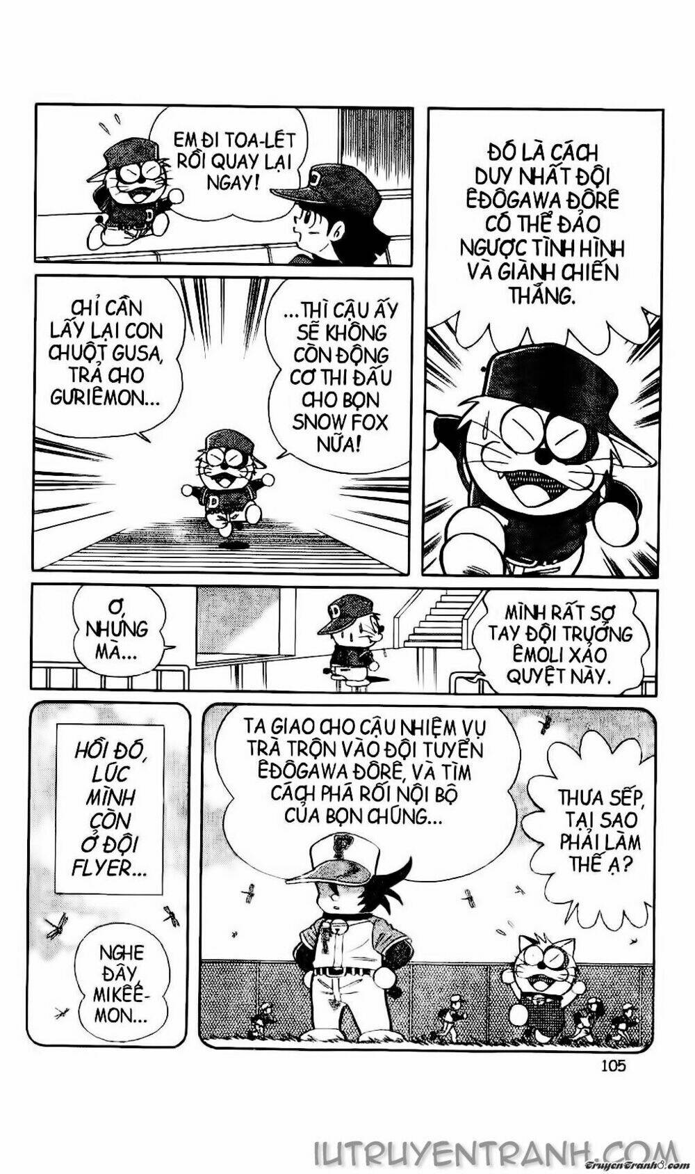 Doraemon Bóng Chày Tập 37 trang 11