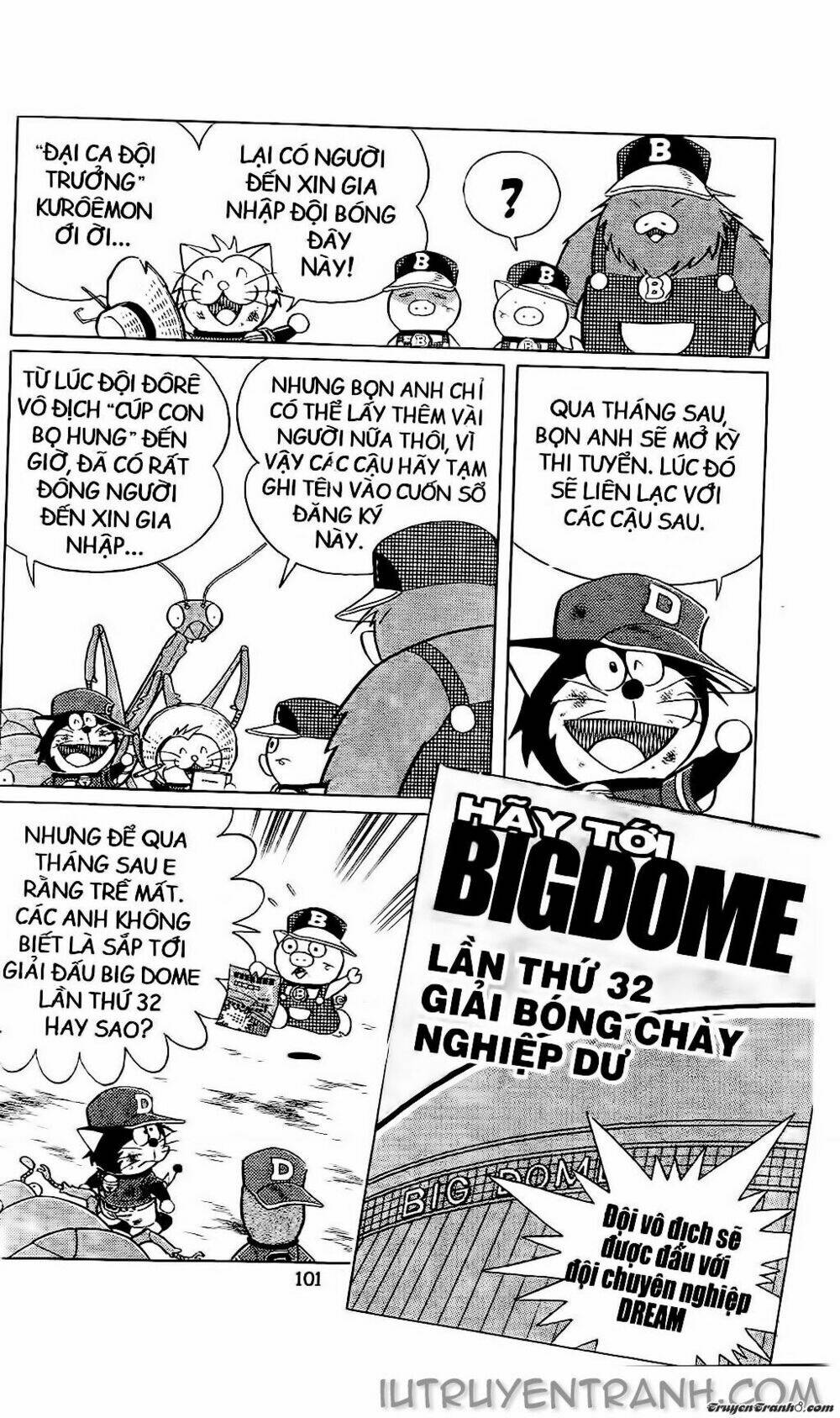 Doraemon Bóng Chày Tập 49 trang 6