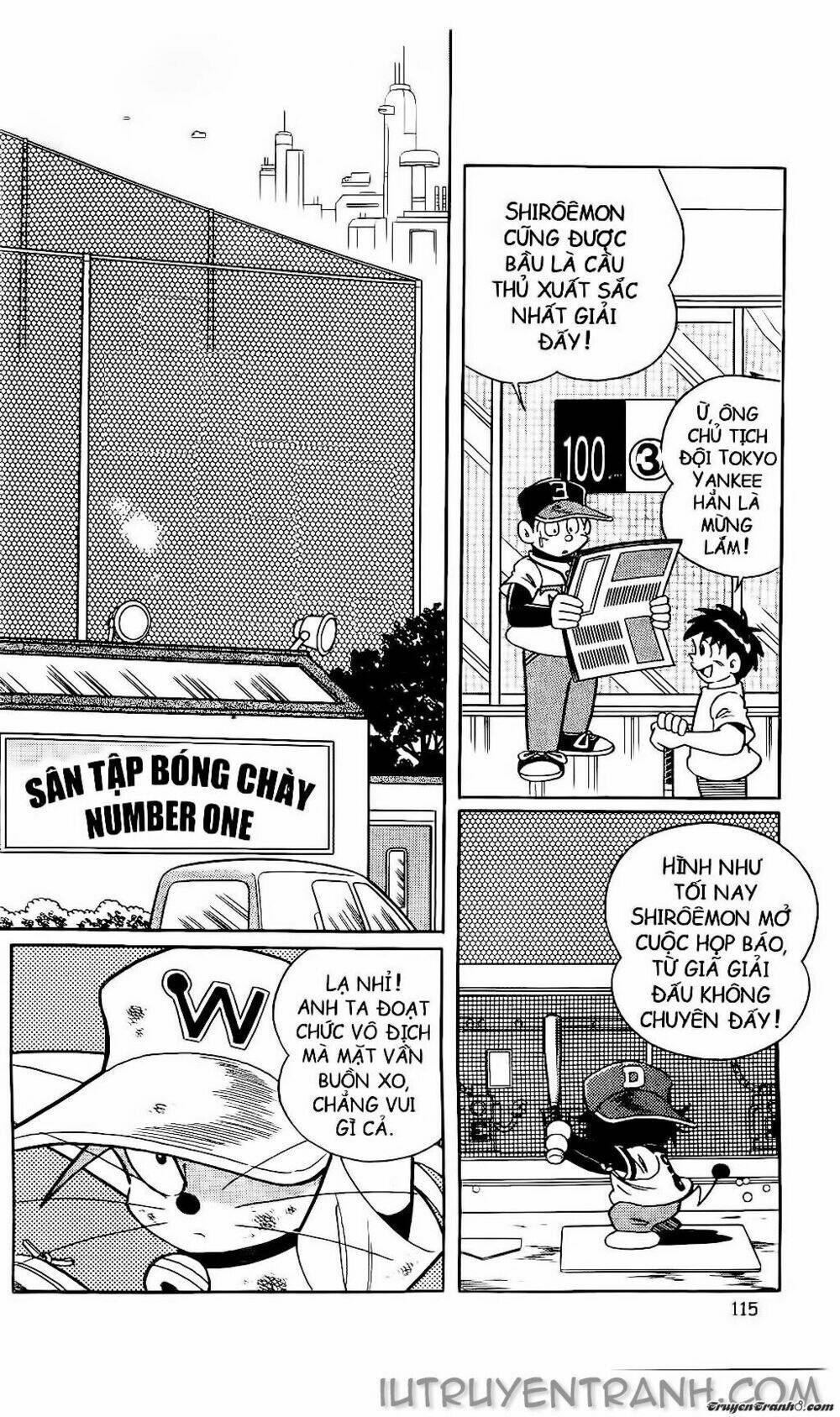 Doraemon Bóng Chày Tập 61 trang 22