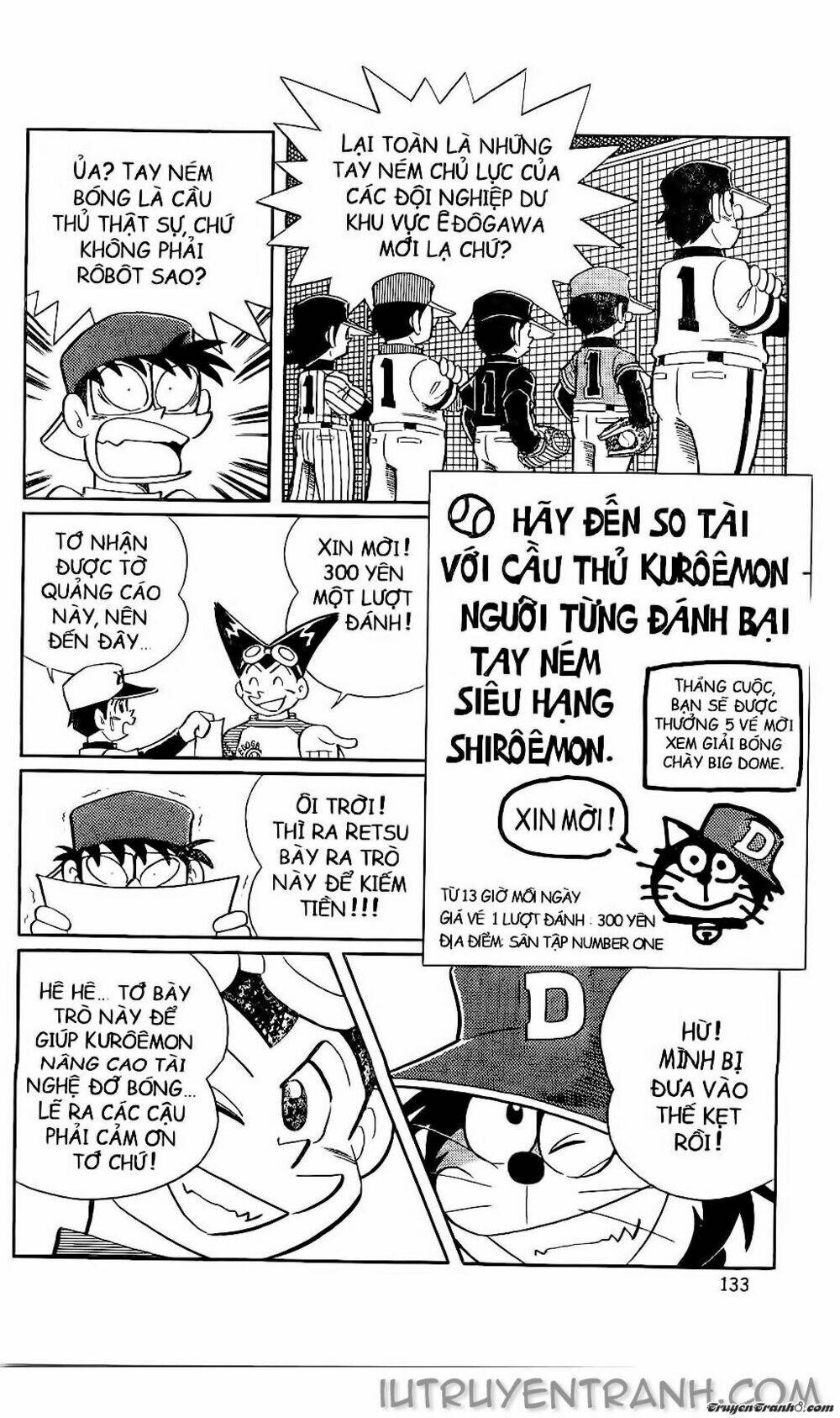 Doraemon Bóng Chày Tập 62 trang 11