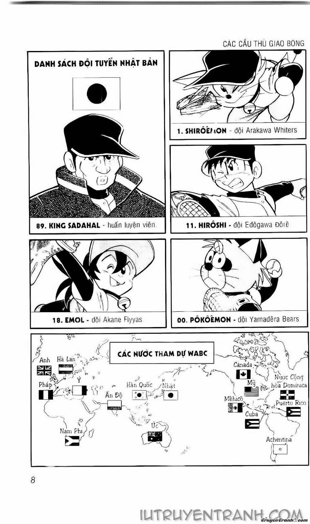 Doraemon Bóng Chày Tập 76 trang 2