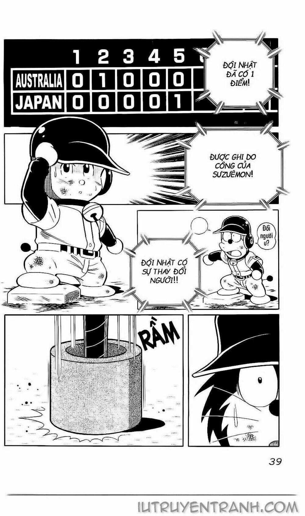 Doraemon Bóng Chày Tập 82 trang 37