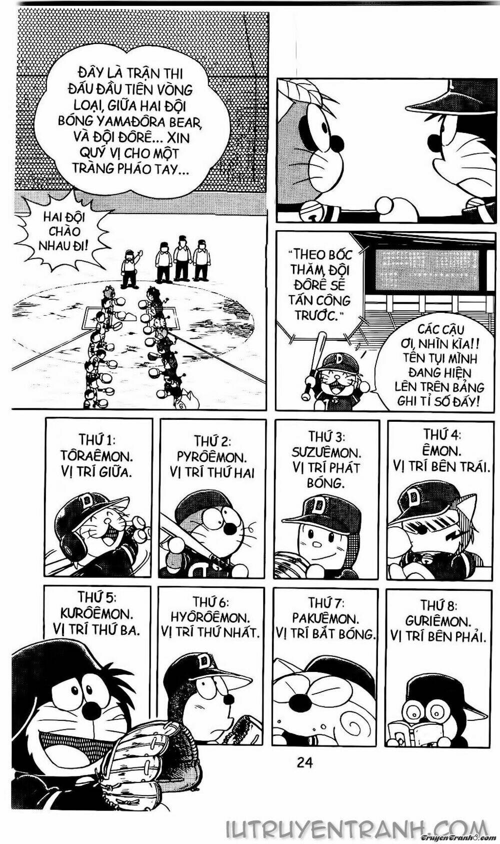 Doraemon Bóng Chày Tập 9 trang 17