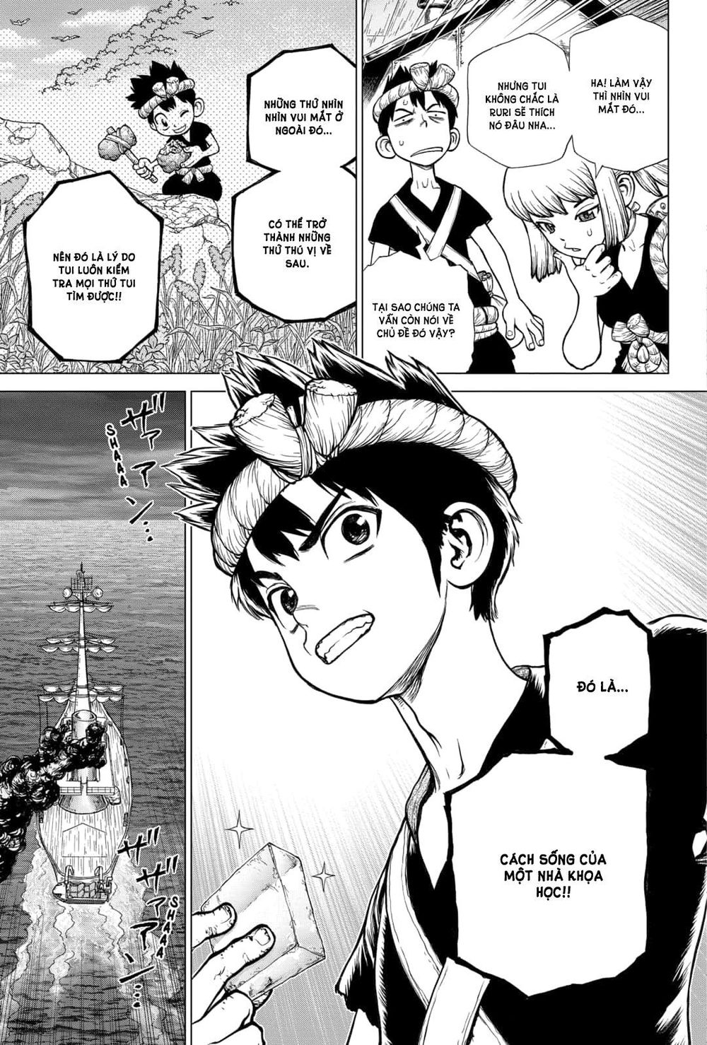 Dr.stone Tập 147 trang 14