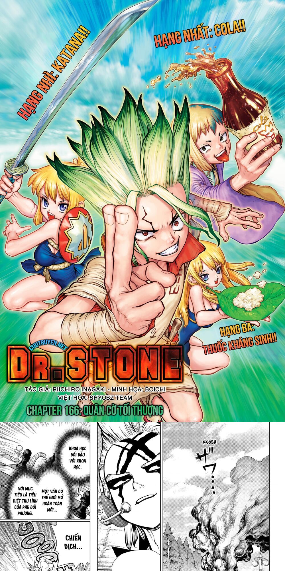 Dr.stone Tập 166 trang 2