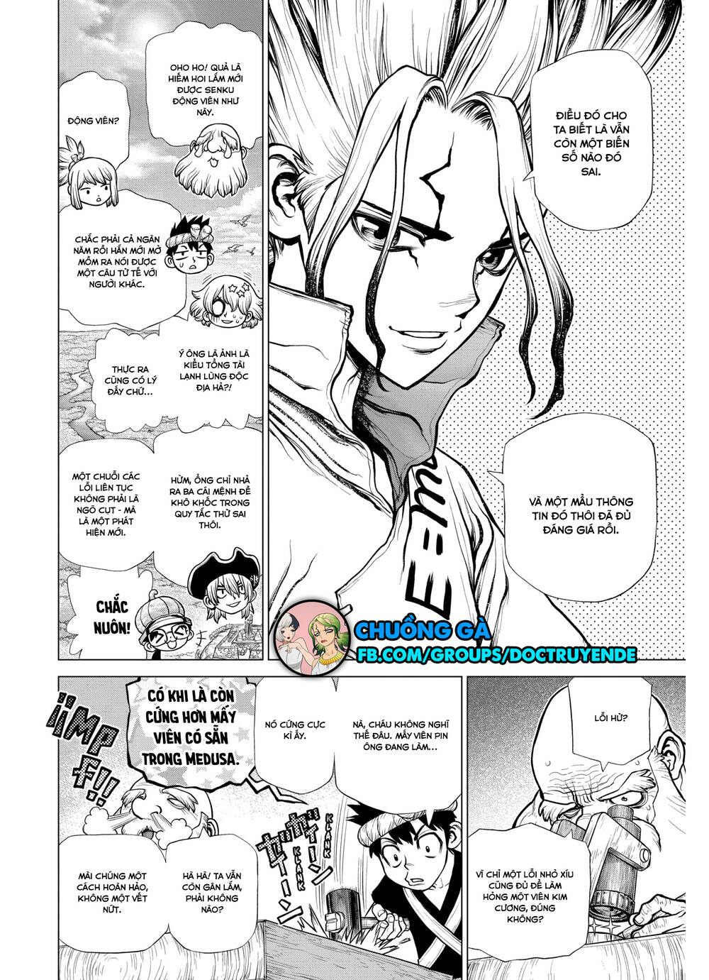 Dr.stone Tập 185 trang 10