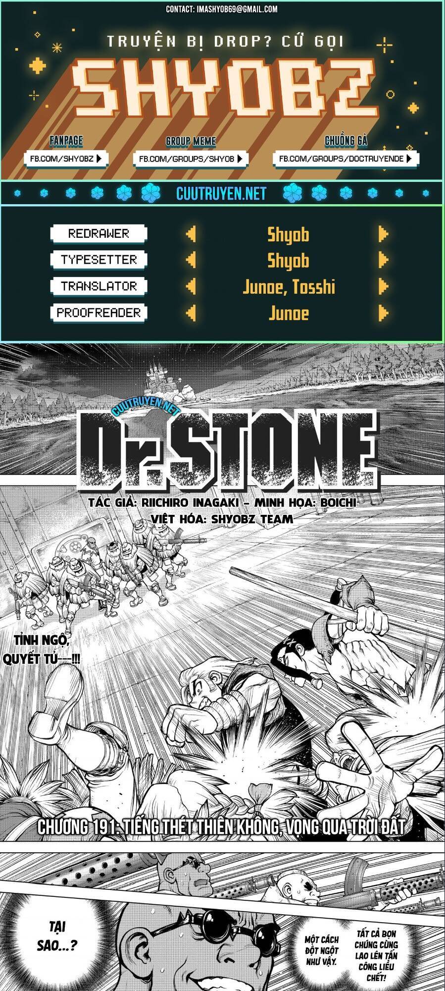 Dr.stone Tập 191 trang 2