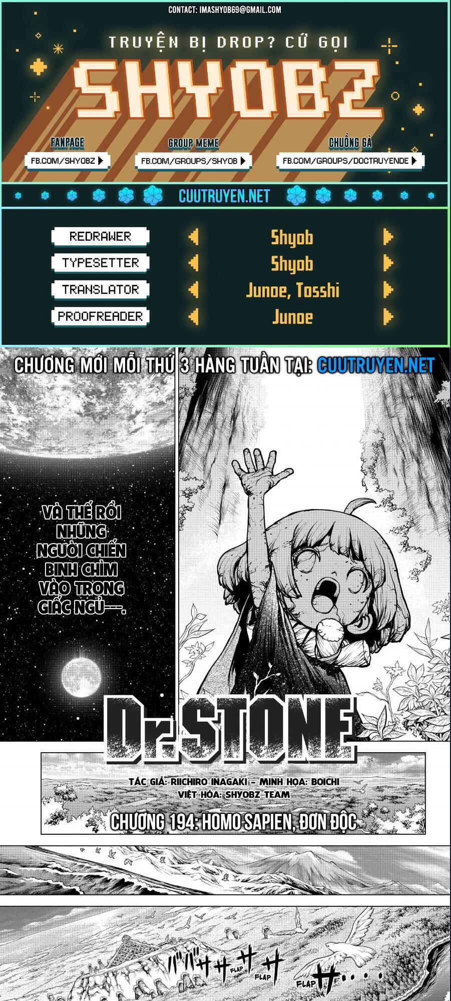 Dr.stone Tập 194 trang 2