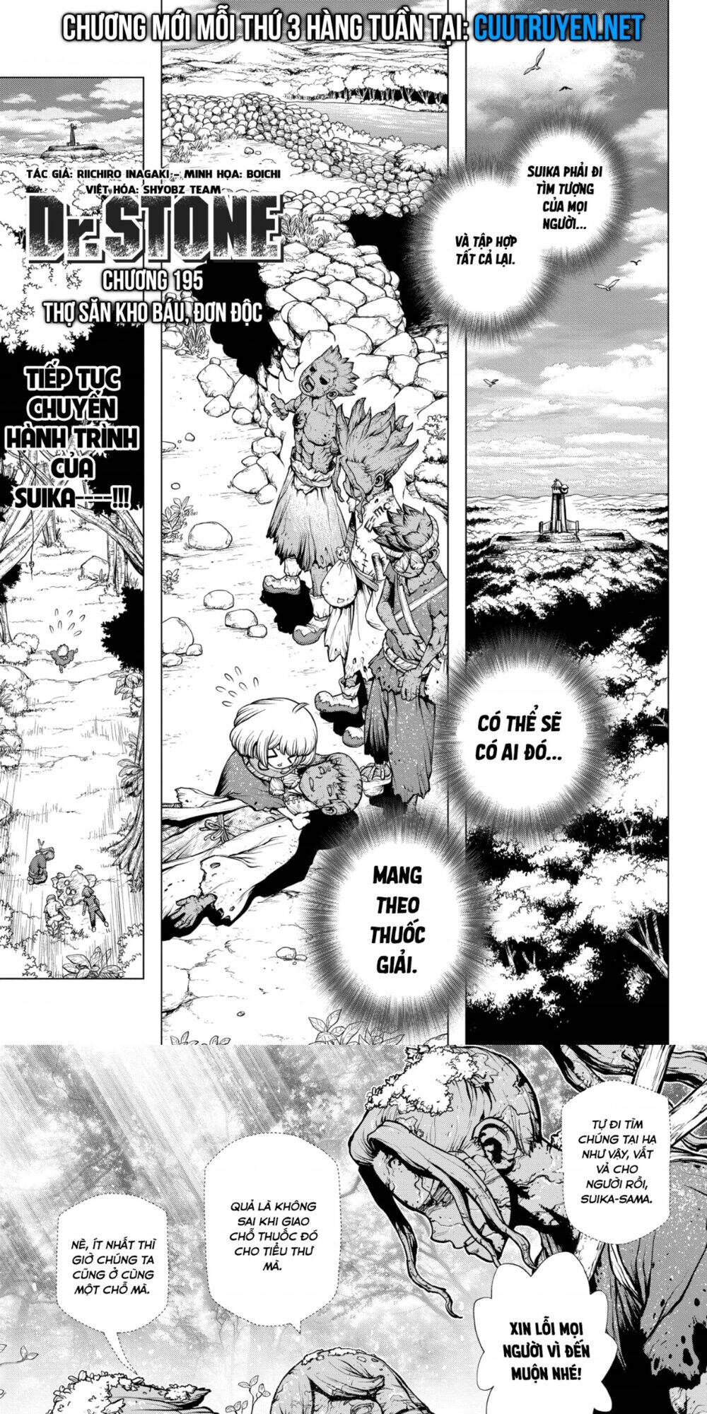 Dr.stone Tập 195 trang 2