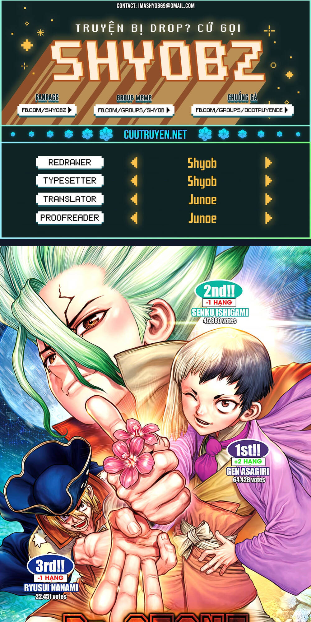 Dr.stone Tập 203 trang 2