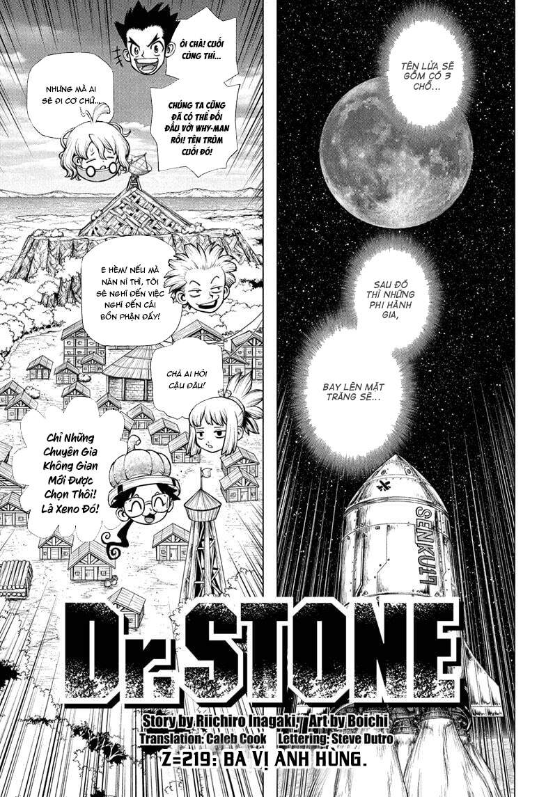 Dr.stone Tập 219 trang 3