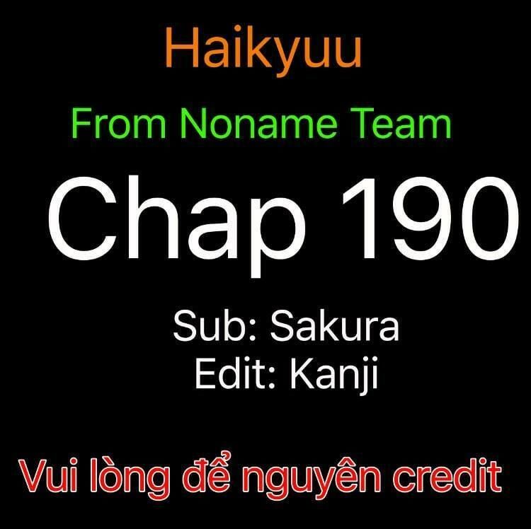 Haikyuu Tập 190 trang 2
