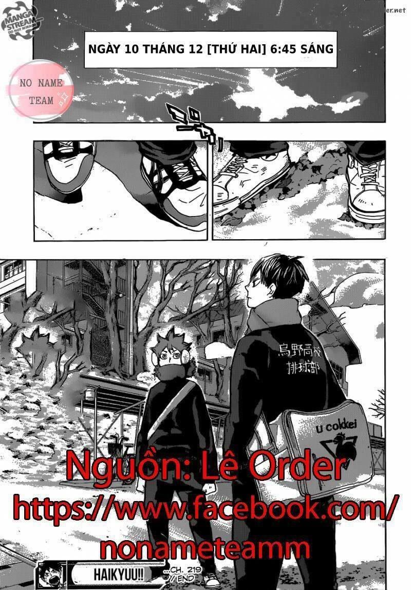 Haikyuu Tập 219 trang 20
