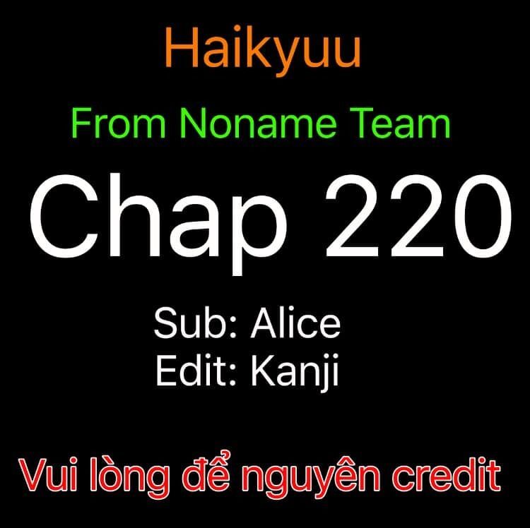 Haikyuu Tập 220 trang 2