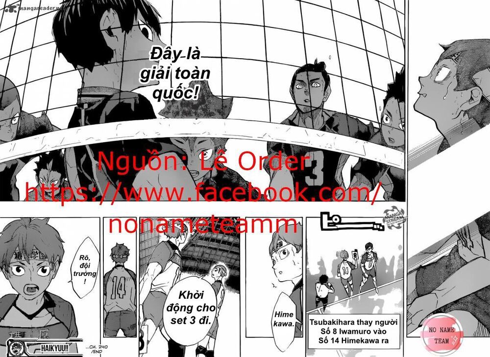 Haikyuu Tập 240 trang 19